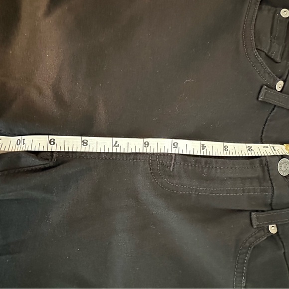 7 For All Mankind Black Ankle Cropped Jeans - Picture 7 of 11